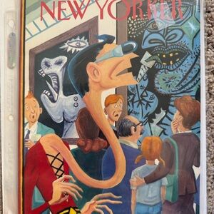 New Yorker Abstract Art Print - Anthony Bourdain